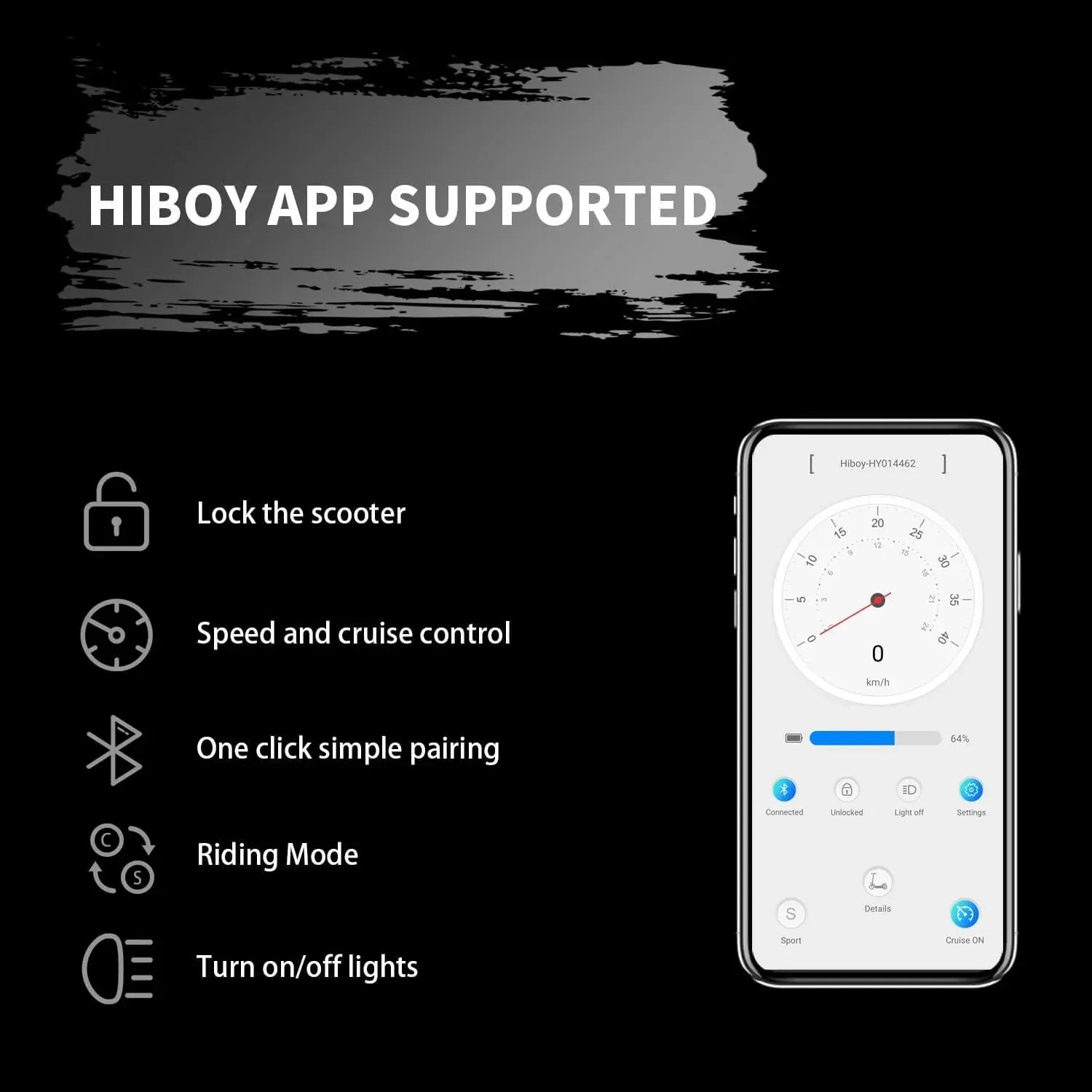 Hiboy S2 (OB) - Electric Scooter City Commuter