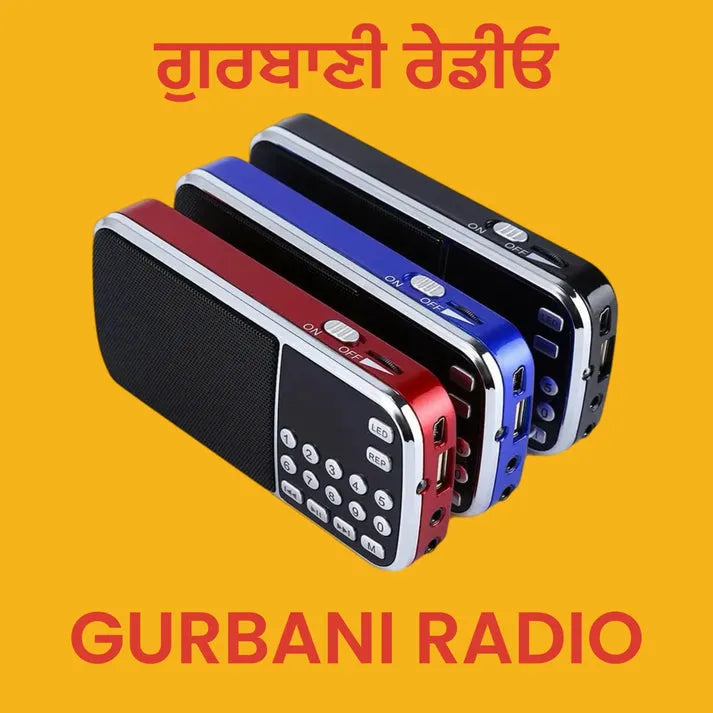 Portable Mini Gurbani Radio Player Nitnem Sukhmani Sahib katha kirtan