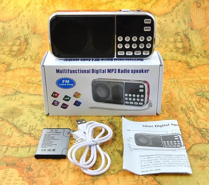 Portable Mini Gurbani Radio Player Nitnem Sukhmani Sahib katha kirtan